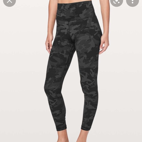 lululemon athletica Pants - LuluLemon Wunder Under 7/8 Camo Yoga Pants
